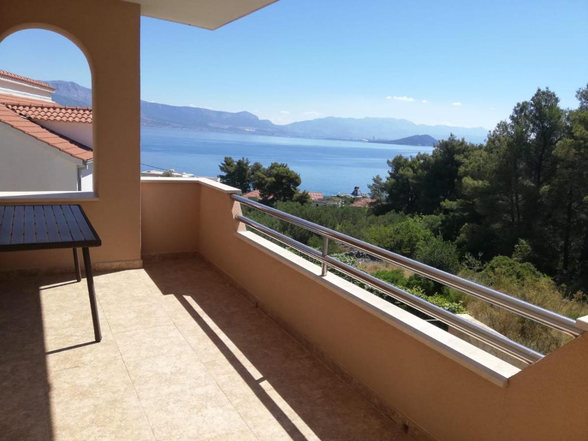 Apartments Panorama With Seasonal Pool Slatine Dış mekan fotoğraf